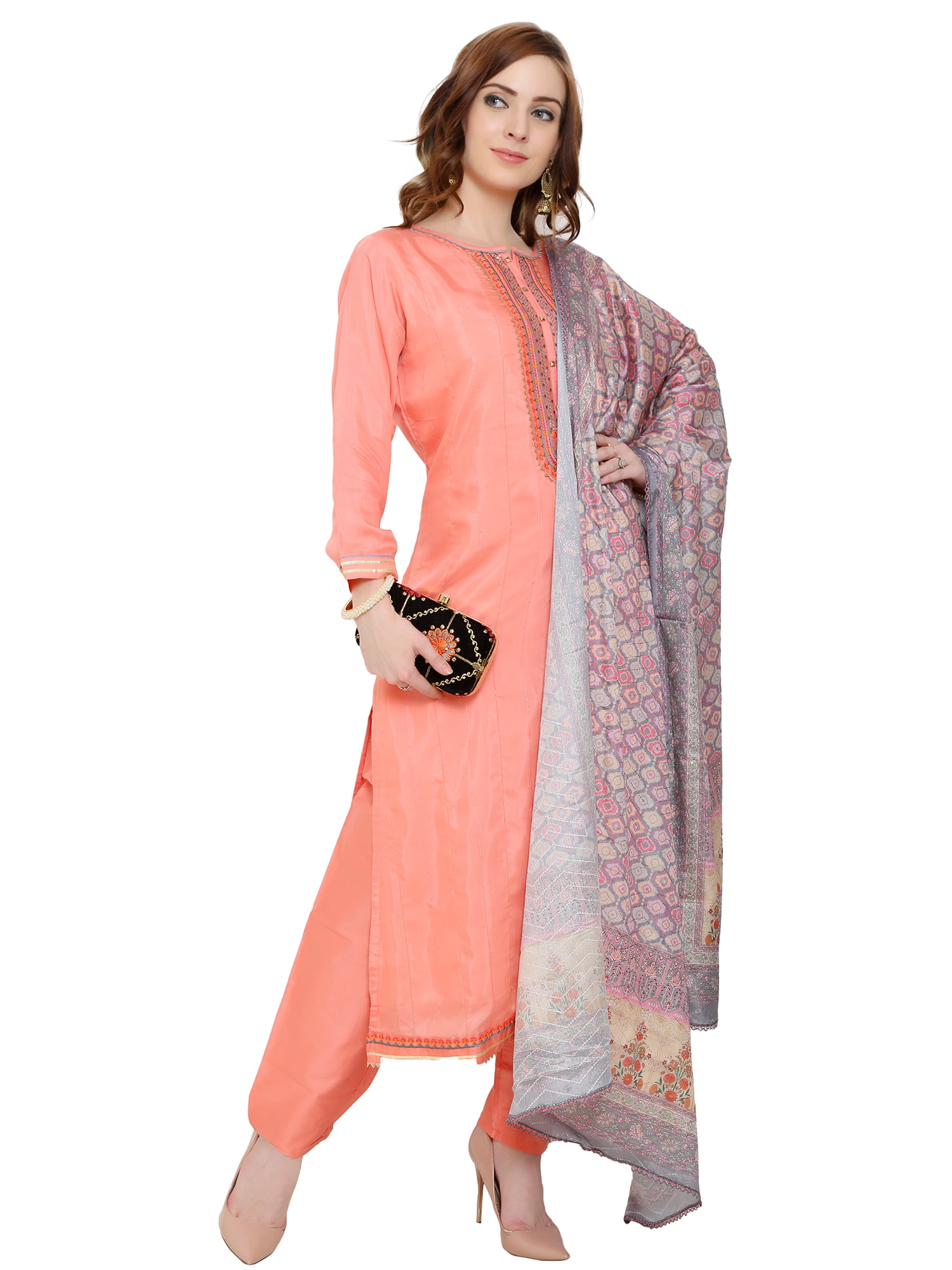 Readymade Party Wear Fancy Salwar Suits - Pure Heavy Muslin